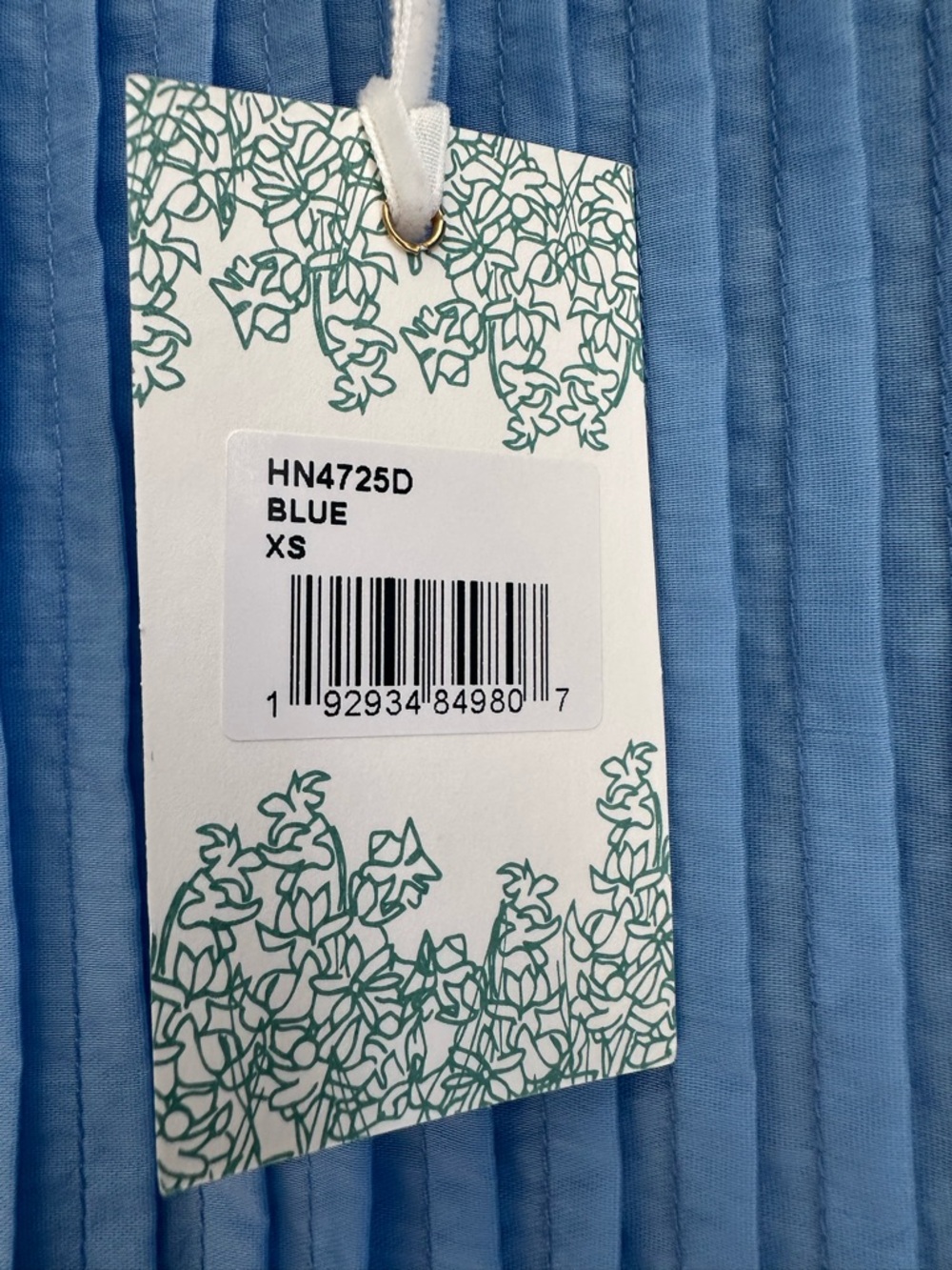 NEW Tuckernuck Mere Maxi Dress. Cerulean Blue. XS. NWT - Picture 11 of 11